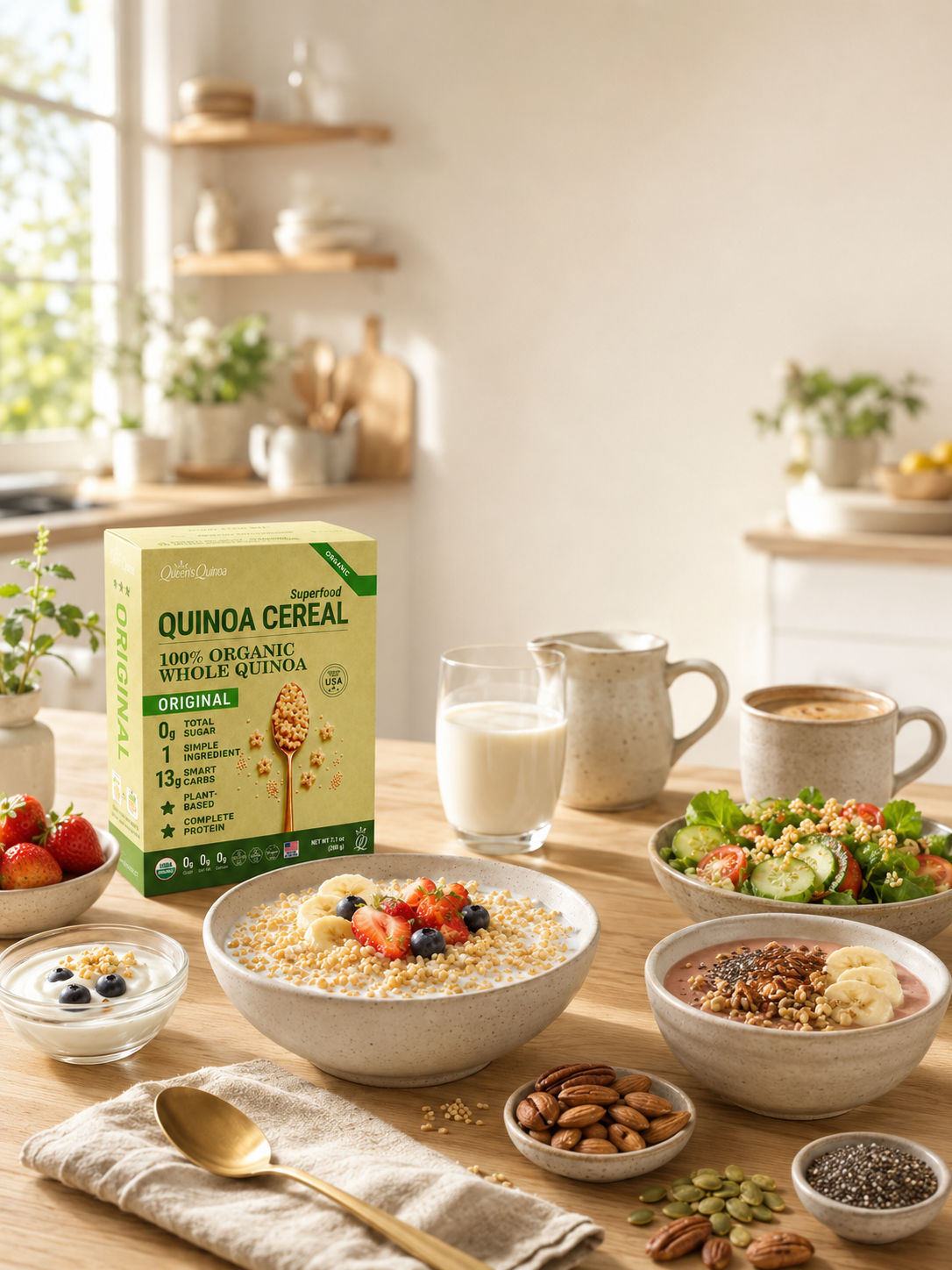 Simple Breakfast Ideas with Quinoa Cereal