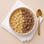 Organic quinoa cereal variety pack Original and Cocoa in a bowl