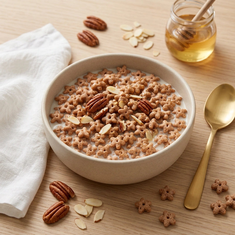 Cinnamon Pecan Milk Bowl with QuinoaQuill Cinnamon