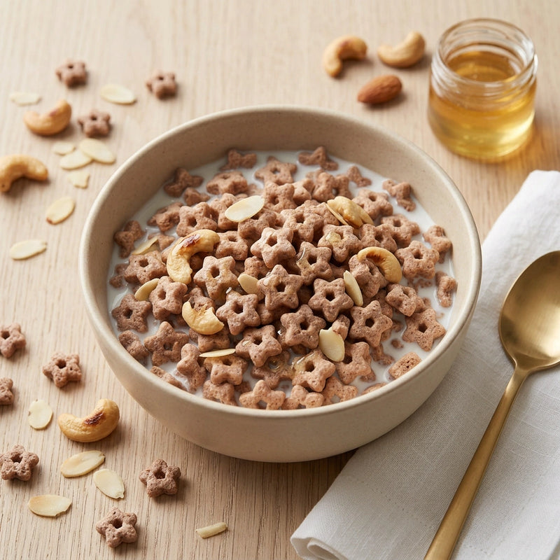 Cocoa Cashew Milk Bowl with QuinoaQuill Cocoa