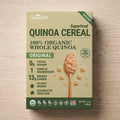 QuinoaQuill organic quinoa cereal box