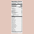QuinoaQuill Cocoa cereal nutrition facts label