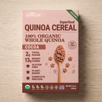 QuinoaQuill Cocoa organic quinoa cereal box