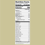 QuinoaQuill Original cereal nutrition facts label